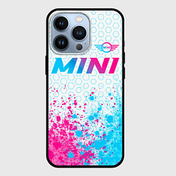 Чехол iPhone 13 Pro Mini neon gradient style: символ сверху