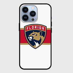 Чехол для iPhone 13 Pro Florida panthers - uniform - hockey, цвет: 3D-черный