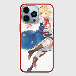 Чехол для iPhone 13 Pro Touhou Project Алиса Маргатройд, цвет: 3D-красный
