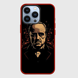 Чехол для iPhone 13 Pro Дон Вито Корлеоне, цвет: 3D-красный