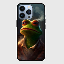 Чехол для iPhone 13 Pro Frog Pepe, цвет: 3D-черный