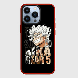 Чехол для iPhone 13 Pro Luffy Gear 5 Луффи, цвет: 3D-красный