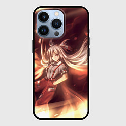 Чехол для iPhone 13 Pro Touhou Project Фудзивара но Моко, цвет: 3D-черный