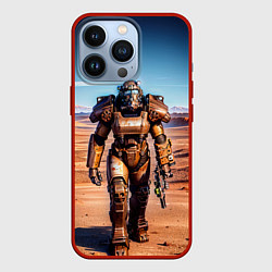 Чехол для iPhone 13 Pro Fallout power, цвет: 3D-красный