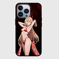 Чехол для iPhone 13 Pro Пауэр в бикини, цвет: 3D-черный