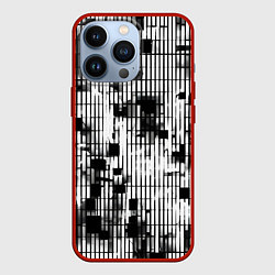 Чехол для iPhone 13 Pro Устрашающая сеть, цвет: 3D-красный