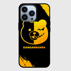Чехол для iPhone 13 Pro Danganronpa - gold gradient, цвет: 3D-черный