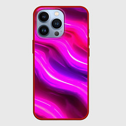 Чехол iPhone 13 Pro Розовая объемная абстракция