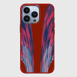 Чехол для iPhone 13 Pro Глиняные облака, цвет: 3D-красный