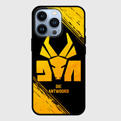 Чехол для iPhone 13 Pro Die Antwoord - gold gradient, цвет: 3D-черный