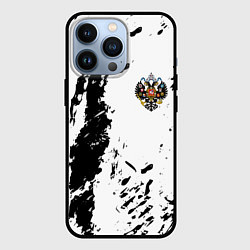 Чехол для iPhone 13 Pro Россия спорт краски герб, цвет: 3D-черный