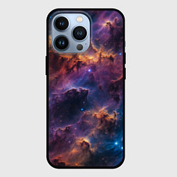 Чехол для iPhone 13 Pro Космическая туманность, цвет: 3D-черный