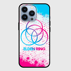 Чехол для iPhone 13 Pro Elden Ring neon gradient style, цвет: 3D-черный