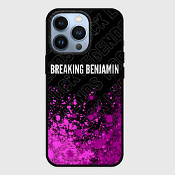 Чехол для iPhone 13 Pro Breaking Benjamin rock legends посередине, цвет: 3D-черный
