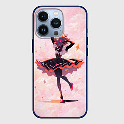 Чехол для iPhone 13 Pro Балерина в Хэллоуин, цвет: 3D-тёмно-синий