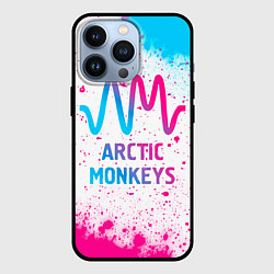 Чехол для iPhone 13 Pro Arctic Monkeys neon gradient style, цвет: 3D-черный