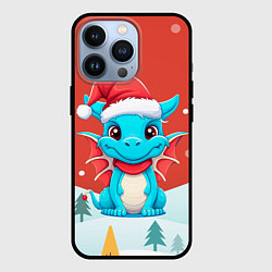 Чехол для iPhone 13 Pro Дракон волшебник, цвет: 3D-черный