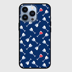 Чехол для iPhone 13 Pro Бокальчик винишка, цвет: 3D-черный