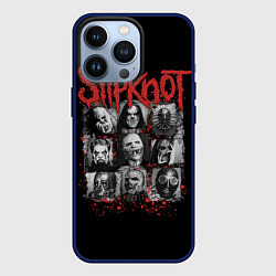 Чехол для iPhone 13 Pro Группа Слипкнот, цвет: 3D-тёмно-синий