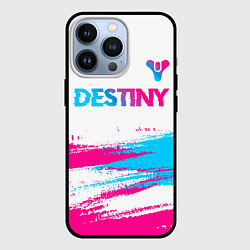 Чехол iPhone 13 Pro Destiny neon gradient style посередине
