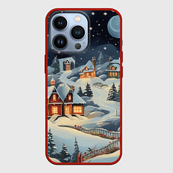 Чехол для iPhone 13 Pro В поисках новогоднего чуда, цвет: 3D-красный
