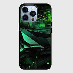 Чехол iPhone 13 Pro Мир абстрактной зелени