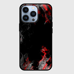 Чехол для iPhone 13 Pro Дым и текстуры, цвет: 3D-черный