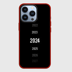 Чехол для iPhone 13 Pro Lets go next - 2024, цвет: 3D-красный