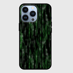 Чехол для iPhone 13 Pro Матричный паттерн, цвет: 3D-черный