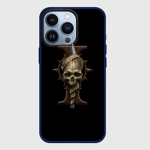 Чехол iPhone 13 Pro Ассасинорум / 3D-Тёмно-синий – фото 1