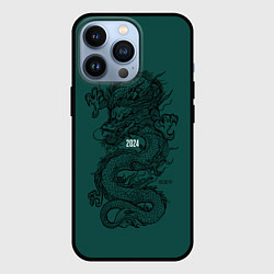 Чехол для iPhone 13 Pro Chinese dragon - 2024, цвет: 3D-черный