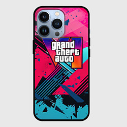 Чехол для iPhone 13 Pro Gta 6 abstract logo style, цвет: 3D-черный