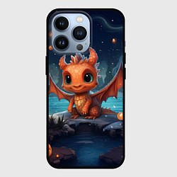 Чехол для iPhone 13 Pro Ледяной властелин дракон, цвет: 3D-черный