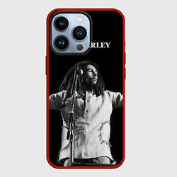 Чехол для iPhone 13 Pro Боб Марли музыкант, цвет: 3D-красный