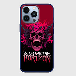 Чехол для iPhone 13 Pro Bring Me the Horizon - rock band, цвет: 3D-тёмно-синий