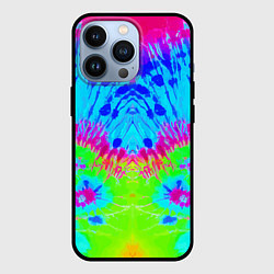 Чехол для iPhone 13 Pro Tie-Dye abstraction, цвет: 3D-черный