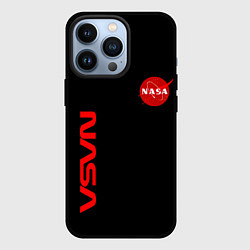 Чехол для iPhone 13 Pro NASA космос, цвет: 3D-черный