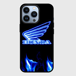 Чехол для iPhone 13 Pro Honda neon, цвет: 3D-черный