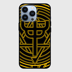 Чехол для iPhone 13 Pro Invincible Shield icon - Judas Priest, цвет: 3D-черный