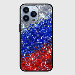 Чехол для iPhone 13 Pro Драгоценные камни России, цвет: 3D-черный