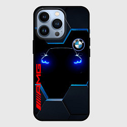 Чехол для iPhone 13 Pro Тень BMW, цвет: 3D-черный