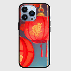 Чехол для iPhone 13 Pro Яркий китайский новый год, цвет: 3D-черный