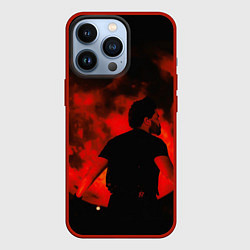 Чехол для iPhone 13 Pro Save your tears, цвет: 3D-красный