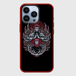Чехол для iPhone 13 Pro Магическая битва - Рёмен Сукуна, цвет: 3D-красный