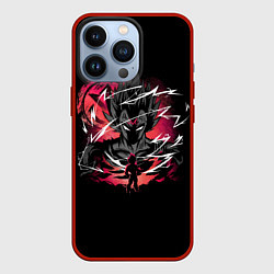 Чехол для iPhone 13 Pro Dragon Ball - Vegeta, цвет: 3D-красный