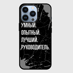 Чехол для iPhone 13 Pro Умный опытный лучший: руководитель, цвет: 3D-черный