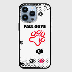 Чехол для iPhone 13 Pro Fall Guys kids game pattern, цвет: 3D-черный