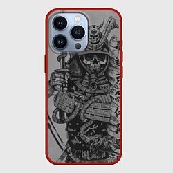 Чехол для iPhone 13 Pro Demonic samurai, цвет: 3D-красный