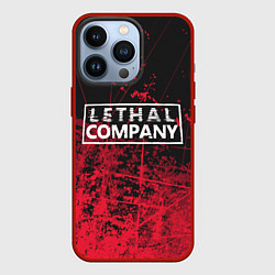 Чехол для iPhone 13 Pro Lethal Company: Red Trail, цвет: 3D-красный