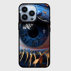 Чехол для iPhone 13 Pro Глаз с золотом, цвет: 3D-черный